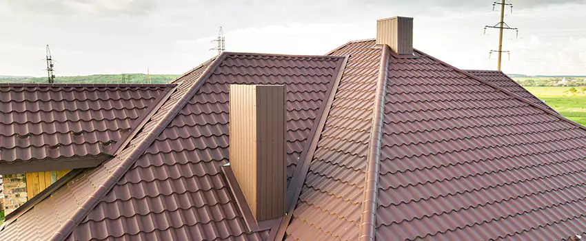 Residential Chimney Flashing Restoration in East Providence, RI