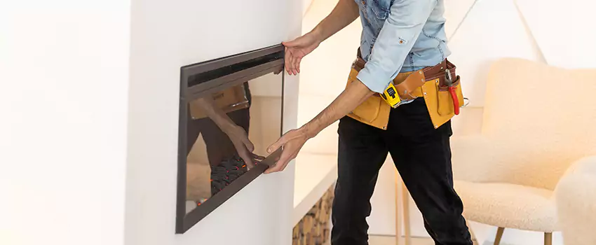 Metal Fireplace Installation in East Providence, Rhode Island
