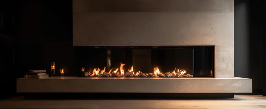 Gas Fireplace Ember Bed Design Services in East Providence, Rhode Island