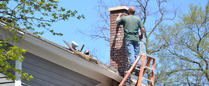 Vinyl and PVC Chimney Flashing Installation in East Providence, RI