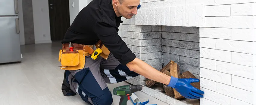 Fireplace Damaged Damper Frame Repair Services in East Providence, Rhode Island