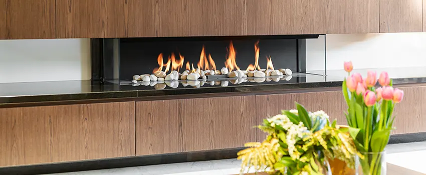 Double-height Fireplace Design Refurbishment in East Providence, Rhode Island